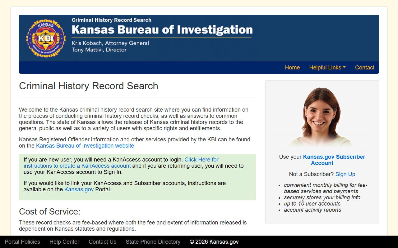 Stanton County criminal court records Kansas criminal history portal