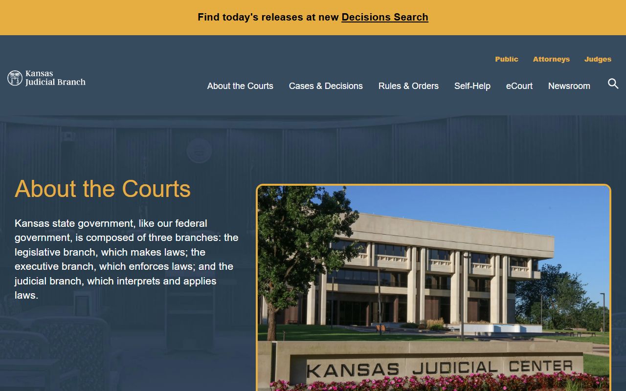 Stanton County District Court Kansas court structure overview